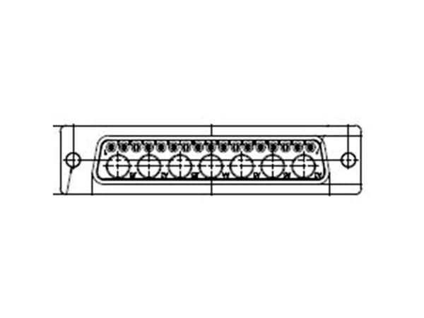 Molex Molex MOL Power & Signal Sol. 1731070069 D-SUB-stik Poltal: 24 Lodning 1 stk Carton