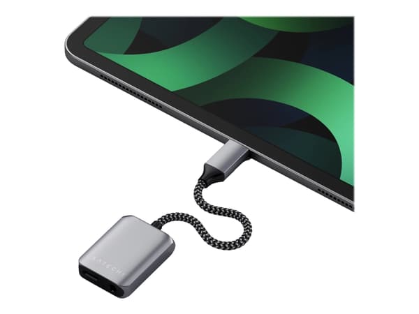 Satechi ST-UCAPDAM, USB-C, USB-C/3.5mm, Harmaa