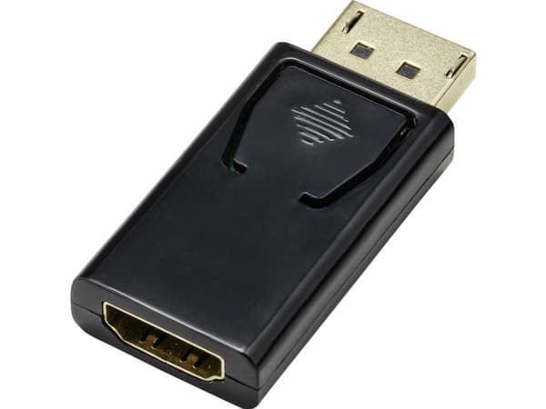 Renkforce RF-4746622, DisplayPort, HDMI, Svart