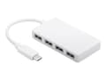 Miniatyrbild 2 av 5: goobay USB-C Multiport Adapter - Hubb - 4 x SuperSpeed USB 3.0 - skrivbordsmodell