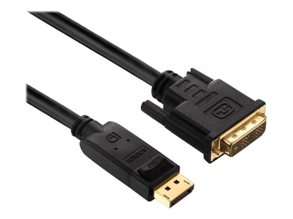 Purelink PureInstall PI5200 - Displaykabel - DisplayPort (han) til DVI-D (han) - 10 m - sort