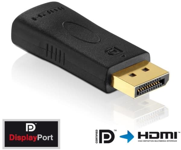 Purelink PureInstall PI150 - Video adapter - DisplayPort hann til HDMI hunn - svart