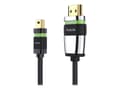 Miniatyrbilde 1 av 5: PureLink Ultimate Series ULS2000 - High Speed - adapterkabel - Mini DisplayPort hann til HDMI hann låsing - 1 m - trippel beskyttelse - svart - rund,