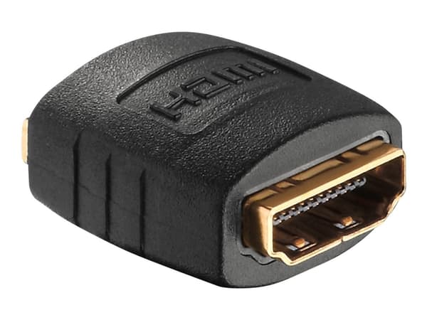 PureLink PureInstall PI020 - HDMI - HDMI - Svart - Hun/hunn - Gull - 4096 x 2160 piksler (PI020)