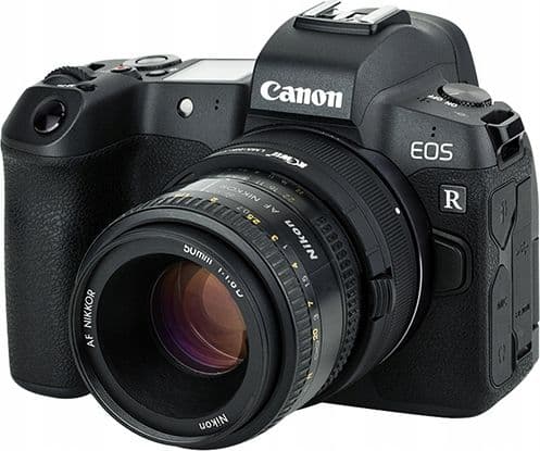 KiwiFotos Filter Adapter Reduction For Canon R Rf For Nikon Lens F
