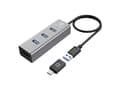 Miniatyrbild 1 av 3: GrauGear G-HUB4-AC 4-portars USB 3.0-hubb med USB-C-kontakt