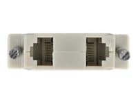 Delock - Verkkosovitin - RJ-45 (naaras) - DB-44 (uros) - sormiruuvit - beige