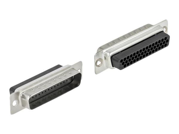 Delock - Verkkosovitin - RJ-45 (naaras) - DB-44 (uros) - sormiruuvit - beige