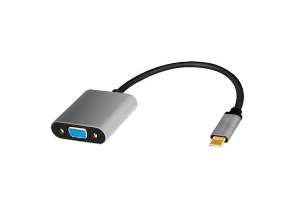 LogiLink CUA0104, 0,15 m, USB Type-C, VGA (D-Sub), Hankjønn, Hunkjønn, Rett