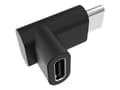 Miniatyrbilde 5 av 5: Akasa - USB-adapter - 24 pin USB-C (hann) til 24 pin USB-C (hunn) høyrevinklet - USB 3.2 Gen 2 - 5 V - 3 A - svart (en pakke 2)