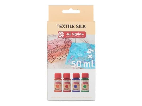 Talens Art Creation Textile Silk set Basic | 4 x