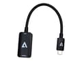 Miniatyrbild 1 av 5: V7 - Videokort - 24 pin USB-C hane till HDMI hona - trippelskärmad - svart - 4K60Hz stöd