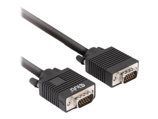 Club 3D - VGA-kabel - HD-15 (VGA) (hann) til HD-15 (VGA) (hann) - 3 m - 1080p-støtte