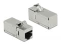 Miniatyrbild 3 av 4: Delock - Kopplingsdon för nätverk - RJ-45 (hona) till RJ-45 (hona) vinklad - STP - CAT 6a