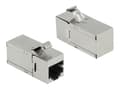 Miniatyrbild 2 av 4: Delock - Kopplingsdon för nätverk - RJ-45 (hona) till RJ-45 (hona) vinklad - STP - CAT 6a