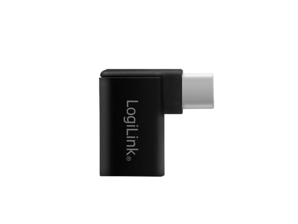 LogiLink USB 3.0-adapter [1x USB 3.2 Gen 1-kontakt A (USB 3.0) - 1x USB 3.2 Gen 1-kontakt C (USB 3.0)] AU0055 Vinklad 90° åt höger