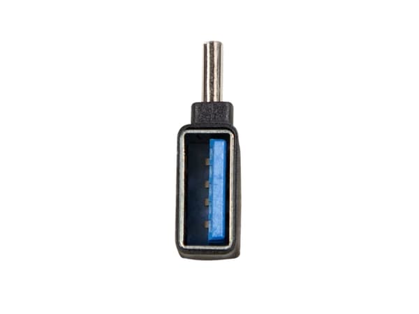 LogiLink USB 3.0-adapter [1x USB 3.2 Gen 1-kontakt A (USB 3.0) - 1x USB 3.2 Gen 1-kontakt C (USB 3.0)] AU0055 Vinklad 90° åt höger