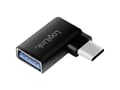 Miniatyrbild 2 av 5: LogiLink USB 3.0-adapter [1x USB 3.2 Gen 1-kontakt A (USB 3.0) - 1x USB 3.2 Gen 1-kontakt C (USB 3.0)] AU0055 Vinklad 90° åt höger