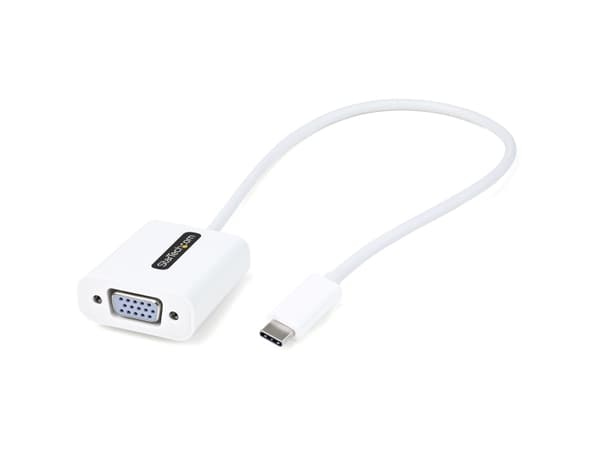 StarTech.com USB C till VGA-adapter - 1080p USB Type-C till VGA-adapterdongel - USB-C (DP alt-läge) till VGA-skärm/bildskärm videokonverterare - Thun