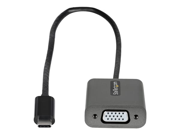 StarTech.com USB C till VGA-adapter - 1080p USB Type-C till VGA-adapterdongel - USB-C (DP alt-läge) till VGA-skärm/bildskärm videokonverterare - Thun