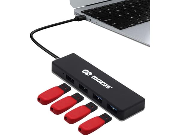MOZOS AC-HUB30 4 PORT USB 3.0 HUB SPLITTER