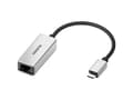 Pikkukuva 1 / 5: Marmitek 08373, USB Type-C, RJ-45, 0,15 m, Musta, Hopea