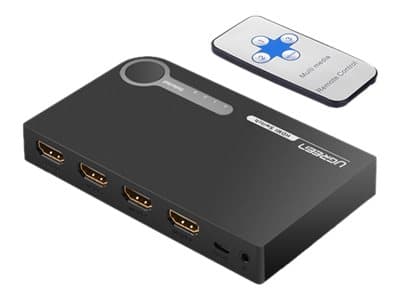 Ugreen - Video/audio switch - 3 x HDMI - stasjonær