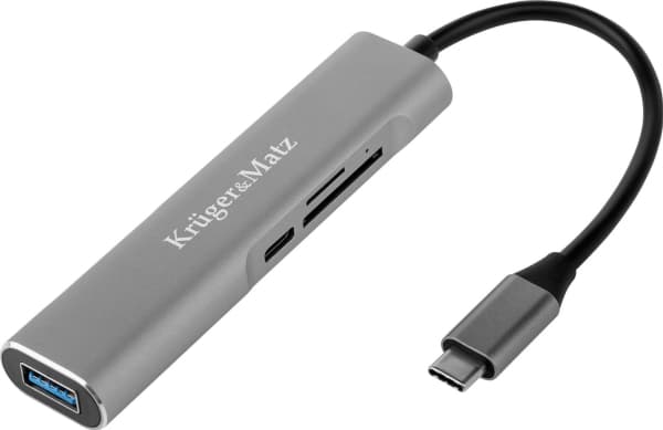 USB typ C till HDMI/USB3.0/SD/MicroSD/C-port (HUB)
