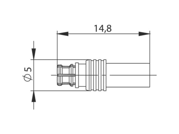 Telegärtner J01391A0121 J01391A0121 SMP-kontakt Koppling, rak 50 Ω 1 st
