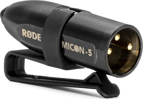 RØDE MiCon-5, XLR, Sort