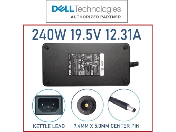 Dell ADPT,AC,240W,LTON,7.4,EPT,E5 įkroviklis