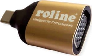 ROLINE 12.03.3233, 3.2 Gen 1 (3.1 Gen 1), USB Type-C, VGA (D-Sub)-utgang, 1920 x 1080 piksler