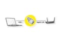 Miniatyrbild 2 av 5: ROLINE 12.02.1110, USB Type C, RJ-45, Silver