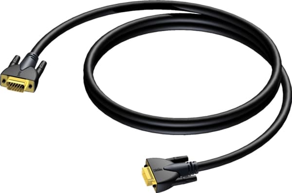 Procab D-Sub (VGA) - D-Sub (VGA) 15 m musta (CLV114/15)