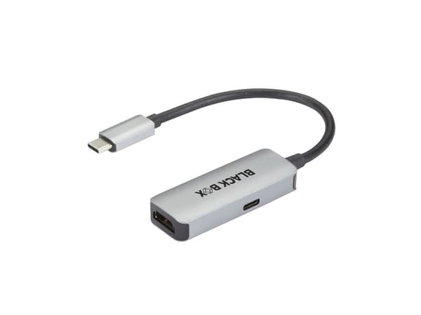 Black Box - Videokort - 24 pin USB-C hane till HDMI, 24 pin USB-C hona - 4K60Hz (3840 x 2160) stöd, Stöd för Power Delivery 3.0