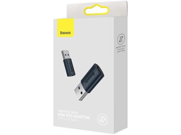 Baseus ZJJQ000103, USB-A, USB-C, Blå