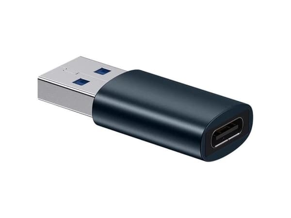 Baseus ZJJQ000103, USB-A, USB-C, Blå