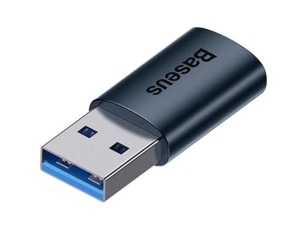 Baseus ZJJQ000103, USB-A, USB-C, Blå