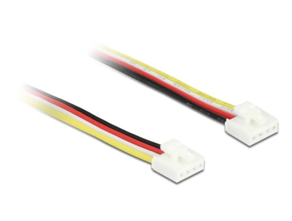 Delock IOT - Strøm/data-kabel - 4 pin Grove (hann) til 4 pin Grove (hann) - 5 A - 10 cm - svart, hvit, gul, rød