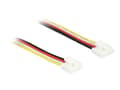 Miniatyrbilde 1 av 2: Delock IOT - Strøm/data-kabel - 4 pin Grove (hann) til 4 pin Grove (hann) - 5 A - 10 cm - svart, hvit, gul, rød