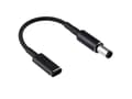 Miniatyrbilde 2 av 2: CoreParts - Strømadapter - 24 pin USB-C (hunn) til 4,5 mm x 3,0 mm DC-jakk (hann) - 10 A - USB Power Delivery (100 W) - svart