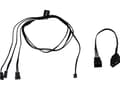 Miniatyrbilde 5 av 5: Alphacool 18602, 0,6 m, 3-pin, Rett, Rett, Sort, 18 g
