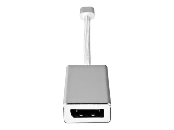 Nedis Fabritallic - USB-/DisplayPort-adapter - 24 pin USB-C (hane) till DisplayPort (hona) - USB 3.2 Gen 1 - 20 cm - formpressad, rund, stöd för 1080
