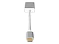 Miniatyrbild 2 av 5: Nedis Fabritallic - USB-/DisplayPort-adapter - 24 pin USB-C (hane) till DisplayPort (hona) - USB 3.2 Gen 1 - 20 cm - formpressad, rund, stöd för 1080
