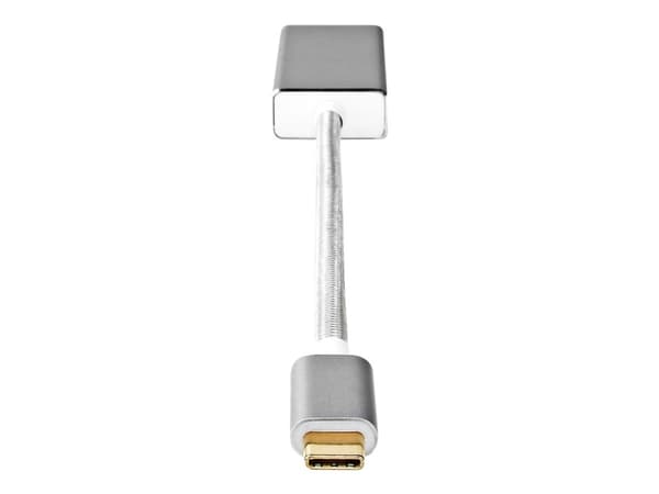 Nedis Fabritallic - USB-/DisplayPort-adapter - 24 pin USB-C (hane) till DisplayPort (hona) - USB 3.2 Gen 1 - 20 cm - formpressad, rund, stöd för 1080
