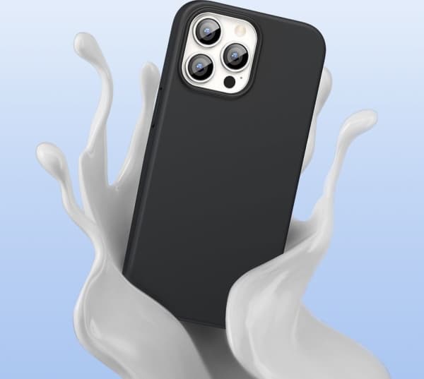 Ugreen Ugreen beskyttende silikondeksel Gummi fleksibelt silikondeksel iPhone 13 Pro Max Svart