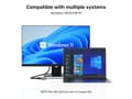 Miniatyrbild 5 av 5: Unitek V1304A - Videokort - 4-stifts mini-USB typ A hane till HDMI, HD-15 (VGA) hona - 15 cm - rymdgrå - 1080p stöd 60 Hz