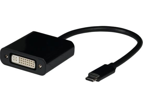 EFB Elektronik EBUSBC-DVI, 0,15 m, USB Type-C, DVI, hane, hona, rak