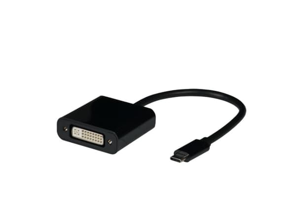 EFB Elektronik EBUSBC-DVI, 0,15 m, USB Type-C, DVI, hane, hona, rak