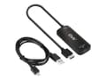 Miniatyrbilde 1 av 5: Club 3D - Video adapter - HDMI, Micro-USB type B (kun strøm) til 24 pin USB-C hunn - 26 cm - aktiv, 4 K 120 Hz (3840 x 2160) støtte, 8 K 30 Hz (7680